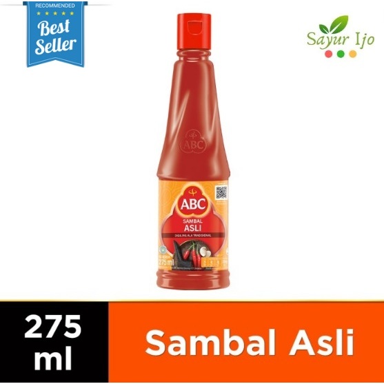 

ABC Saus Sambal Asli 275 ML / Botol Chili Sauce Cabai Sambel Saos Cabe Bumbu Rempah Masak Dapur Instant