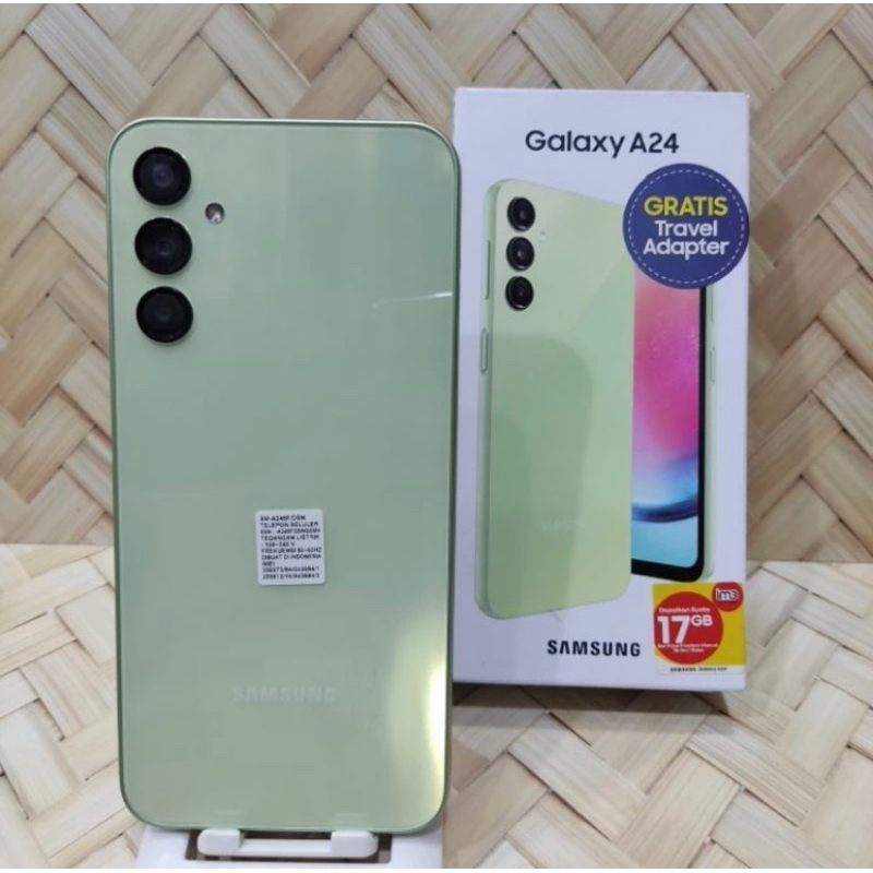 Samsung A24 RAM 8/128GB Handphone second fullset original bergaransi