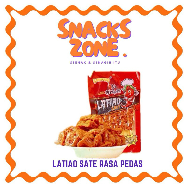 

Latiao Sate Pedas Lianggui / Spicy Flavor / BBQ Flavor / Snack Keripik Cemilan Viral