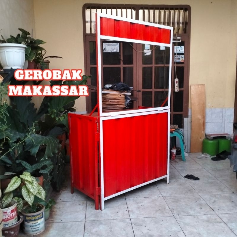 GEROBAK LIPAT BOOTH PORTABEL MAKASSAR