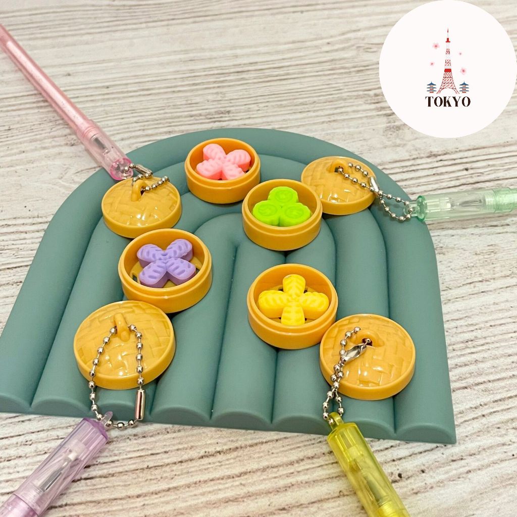 

Pulpen Gantungan Mantao Dimsum Pen Gel Stationary