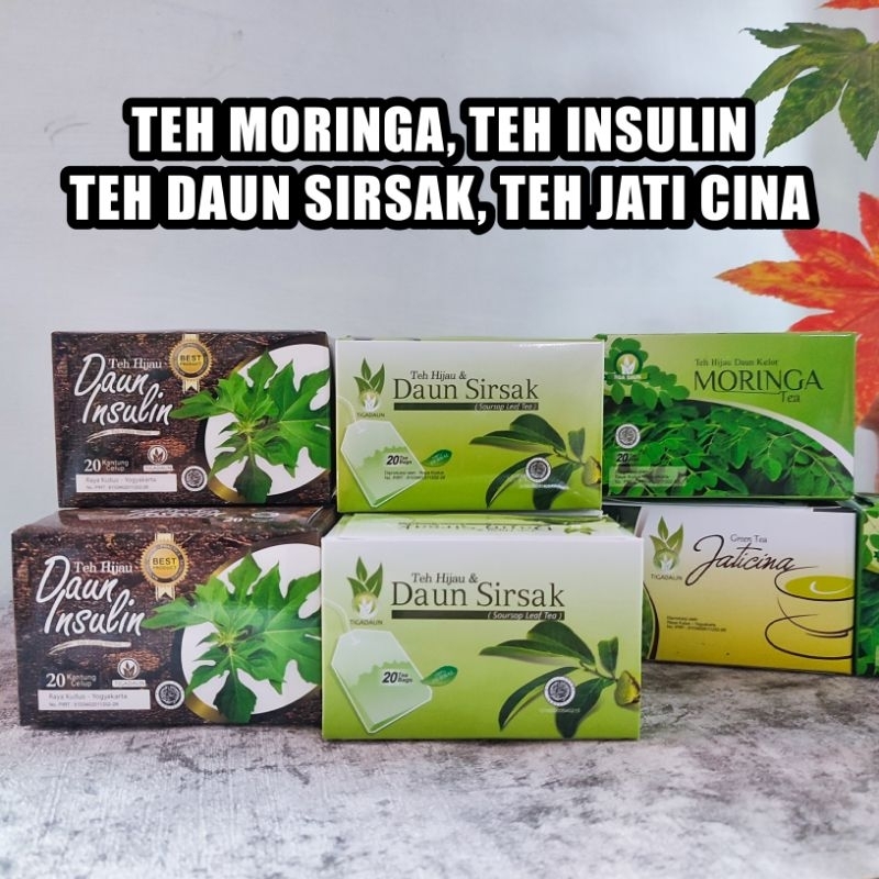 

TEH MORINGA TEH DAUN SIRSAK TEH JATI CINA TEH DAUN KELOR TEH KESEHATAN TEH JATICINA TEH KULIT MANGGIS CAP TIGA DAUN HERBAL STROKE KOLESTEROL DIABETES ASAM URAT