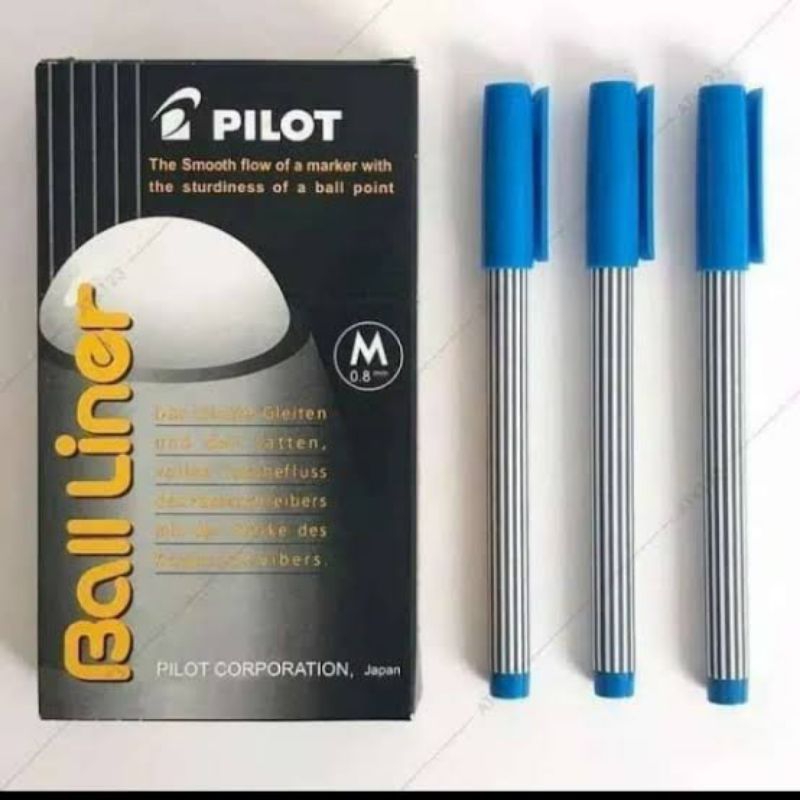 

Pulpen Balliner Pilot Ball Liner BL-5M 0.8mm SATUAN