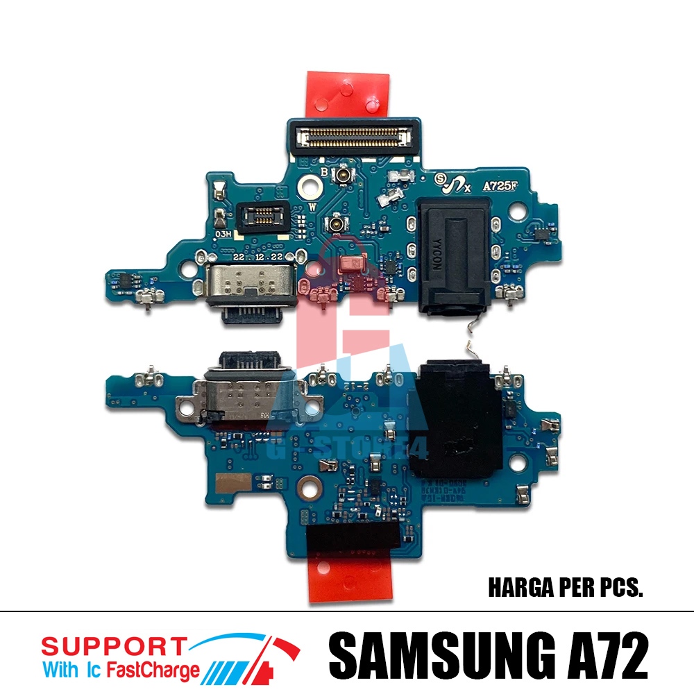 papan case samsung a72 pcb papan cas konektor charger samsung a72 new original