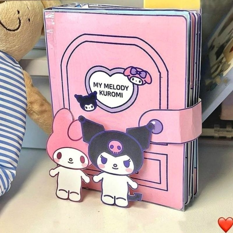 Squishy Book Cinnamoroll/Boneka Kertas Lucu/Quiet Book DIY Mainan Sanrio/Mainan Edukasi/Kuromi Cinna