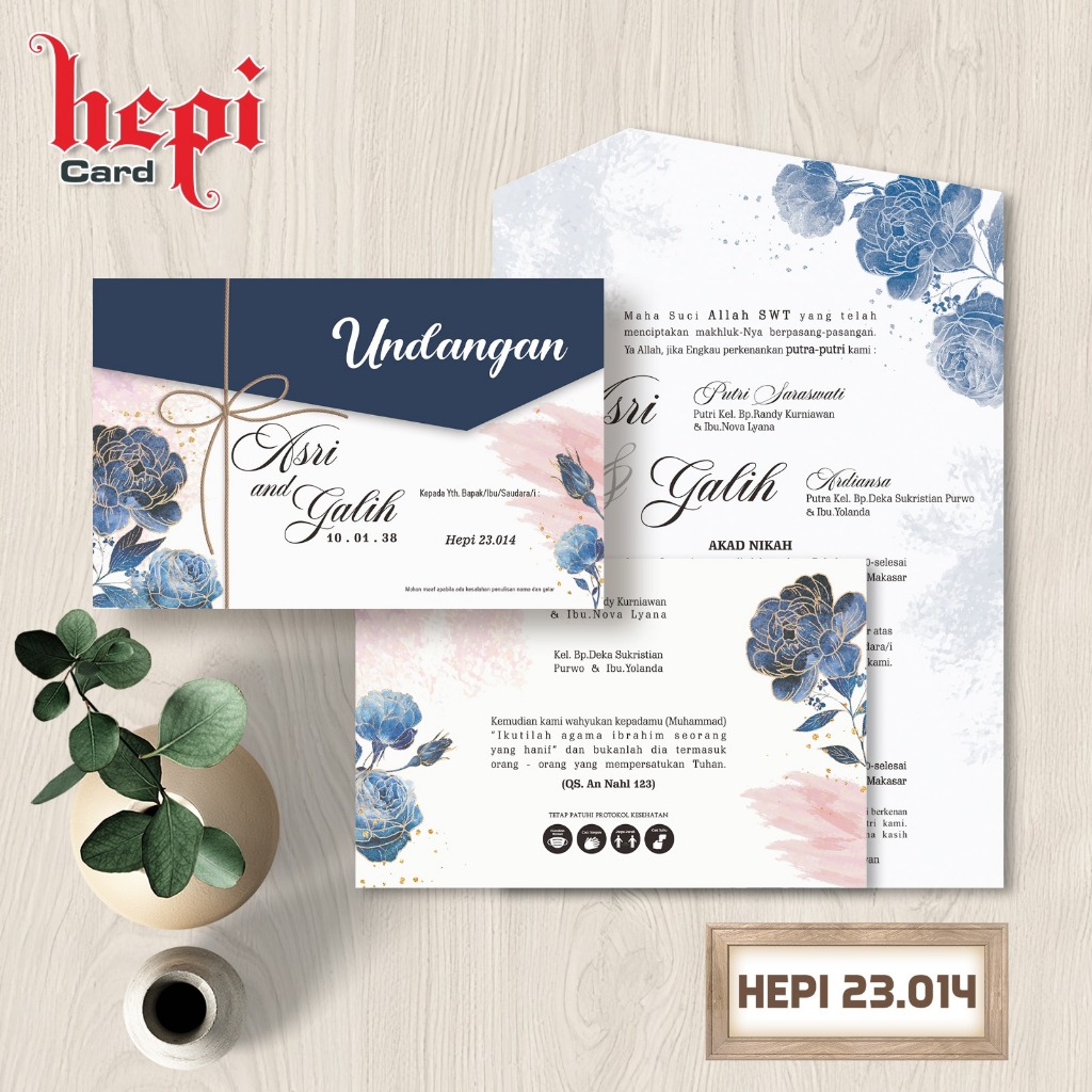 BLANGKO HEPI 23.014 - BLANGKO UNDANGAN HEPI - BLANGKO UNDANGAN KOSONGAN