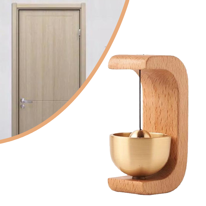 Bel Pintu Kayu / Bel Rumah / Bel Pintu Kayu Solid / Lonceng Angin / Lonceng Pintu Kuningan / Bel Pin