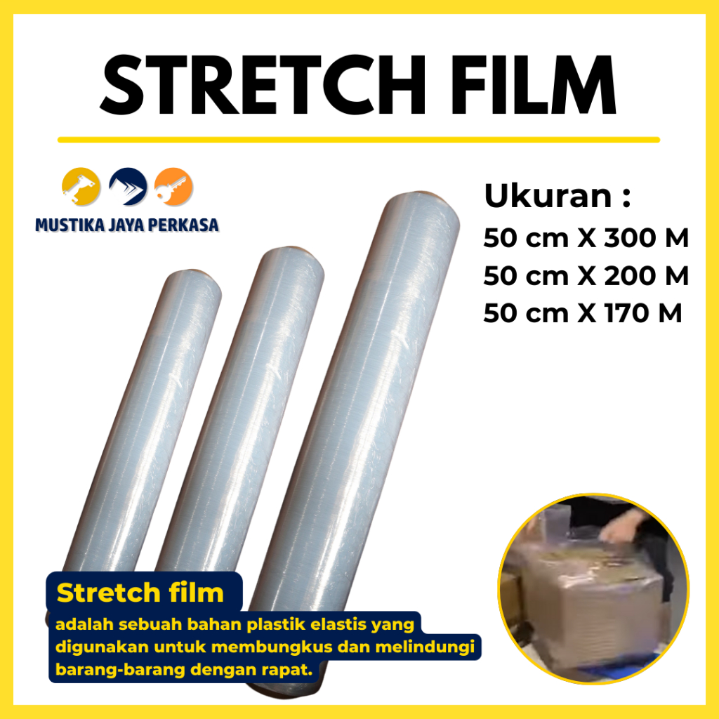 

Plastik Wrap Wrapping Stretch Film BENING TEBAL Pembungkus Furniture Mebel Perabot Rumah Tangga