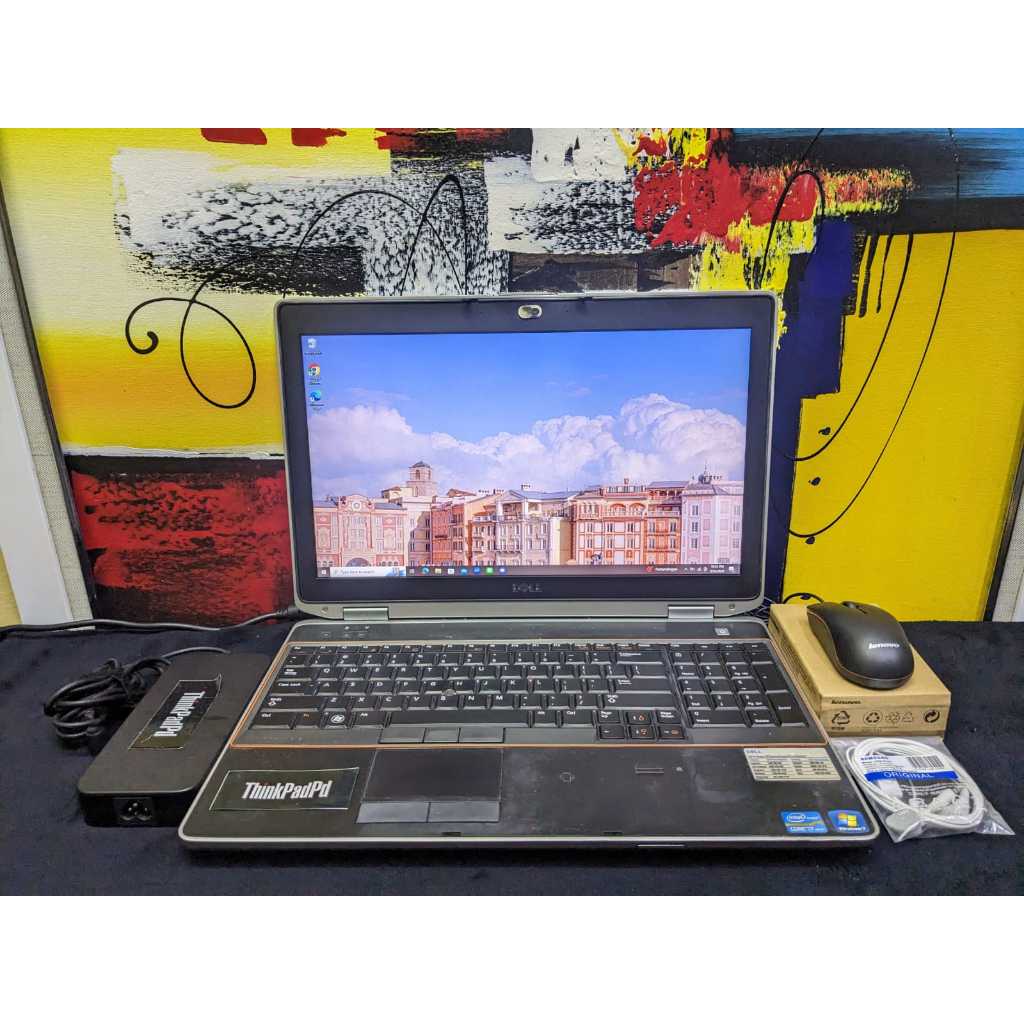 Laptop Design Render Dell Latitude E6520 Core i7 2620M NVIDIA NVS 4200M Backlight Mulus