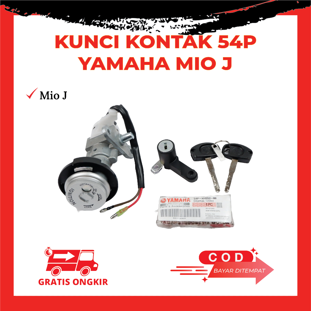 Kunci Kontak Mio J Mio Soul GT Original - Kontak Set Mio J Mio Soul GT Kode 54P