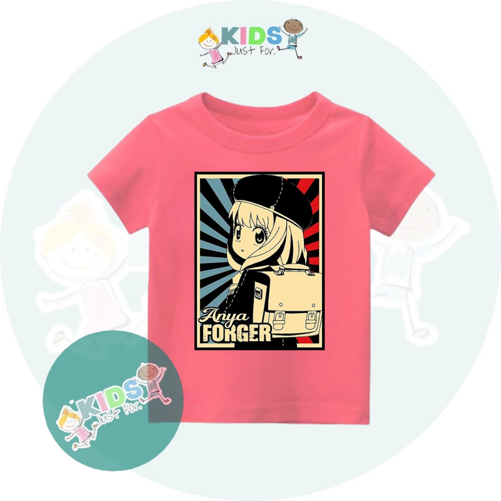 Just for kids - Baju Kaos anak wanita Kartun ANYA FORGER Frame japanese Keren