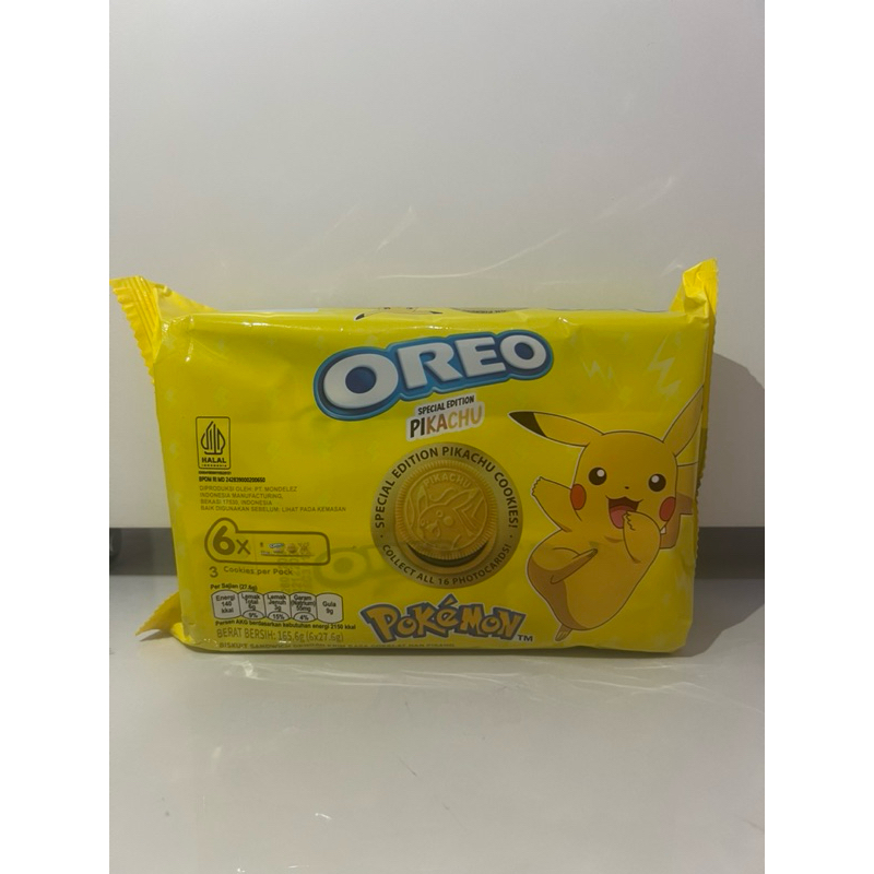 

Oreo Special Edition Pikachu Pokemon 165.6 gr (6 x 27.6 gr)