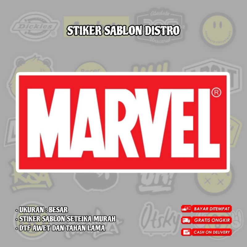 

STIKER SABLON DTF MARVEL SIAP DI PRESS