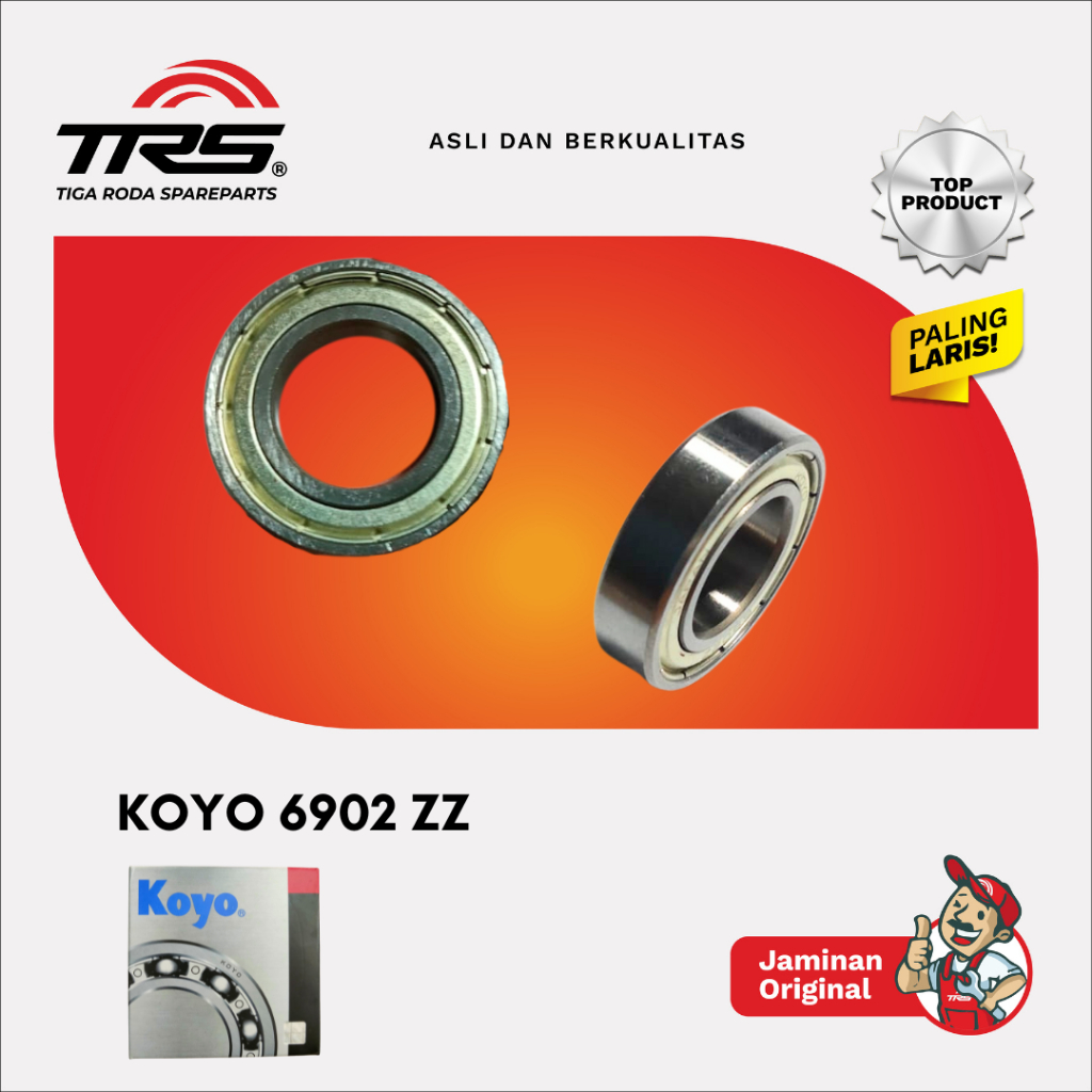 [TRS] LAKER BEARING KOYO 6902 ZZ ORIGINAL KOYO
