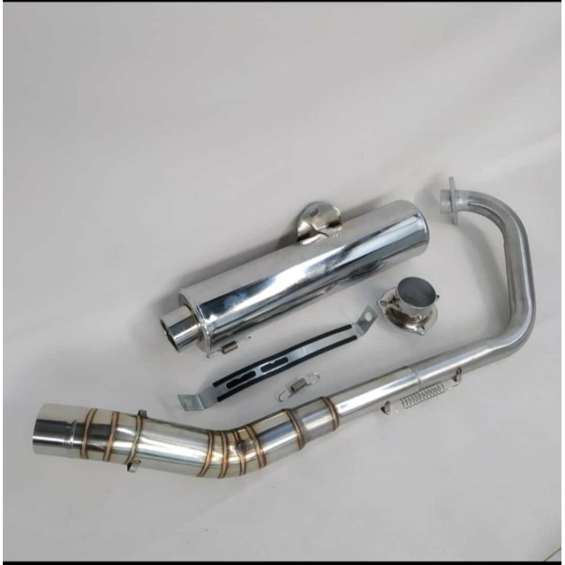 KNALPOT STANDAR RACING CKD SATRIA FU/VIXION/JUPITERZ/JUPITER MX SUARA ADEM