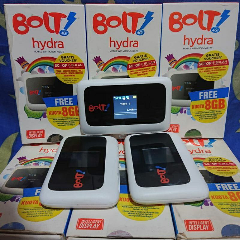 Modem Mifi Bolt Hydra MF910 ZTE Unlock Alloprator 4G LTE B1'B8'B40 LTE 900/2100/2300MHz