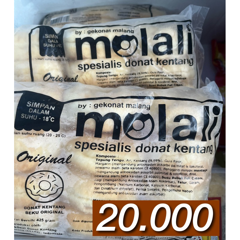 

Molali donat kentang ori 425gr