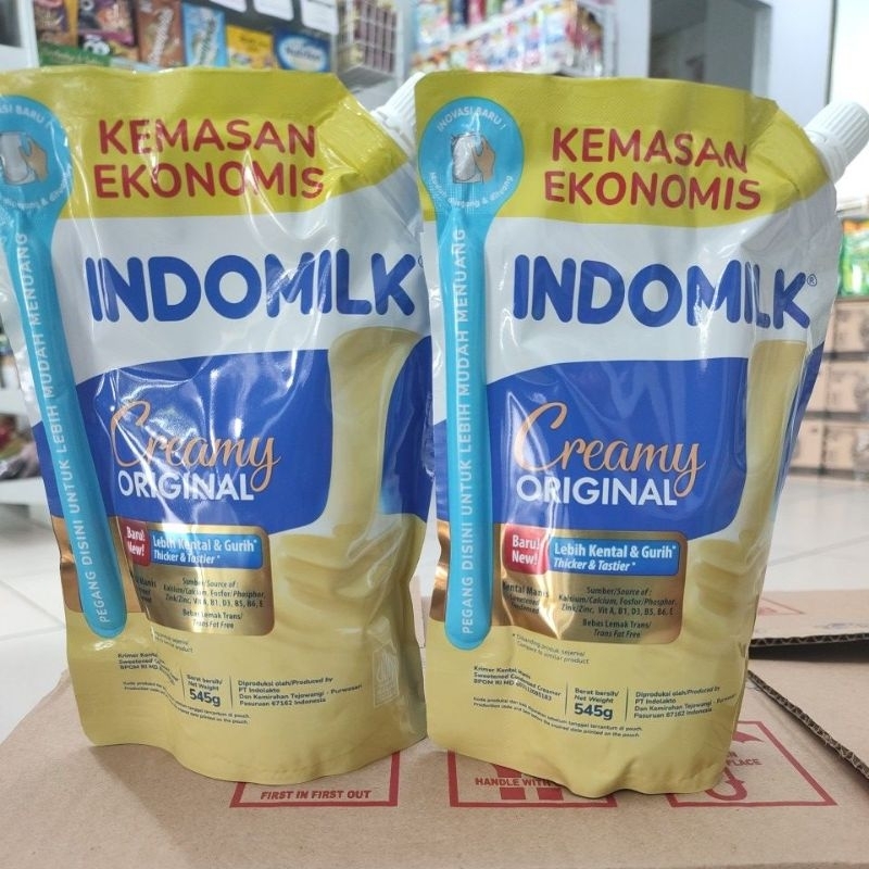 

INDOMILK SUSU KENTAL MANIS SKM POUCH 545g PUTIH