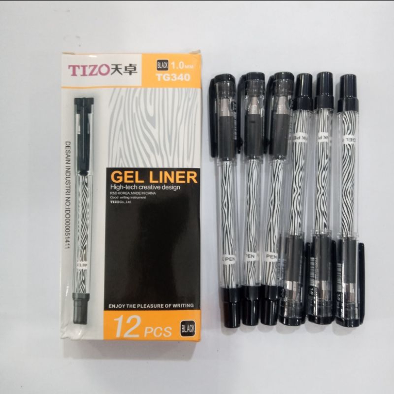 

BOLPOIN GEL LINER 1.0 POLPEN GEL 1.0 TIZO HITAM