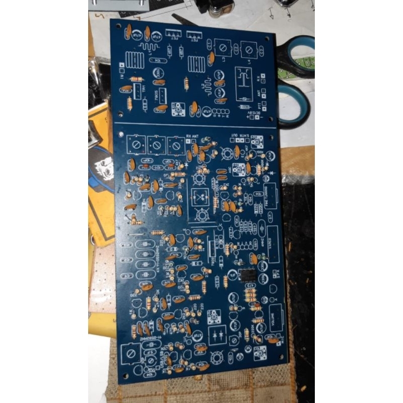 bitx radio ssb pcb ples komponen fullset