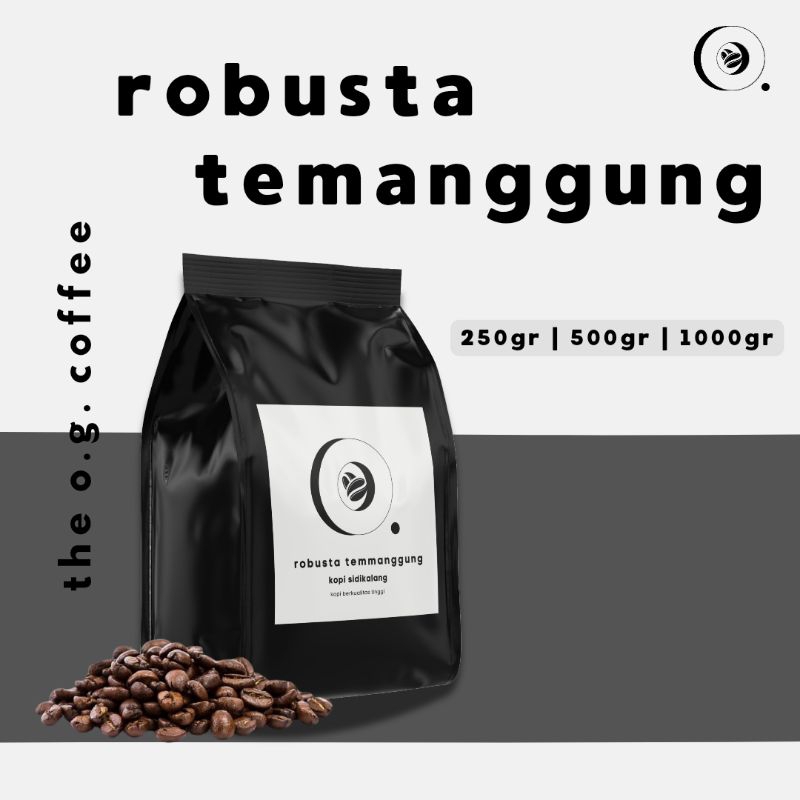 

Robusta Temanggung Biji dan Bubuk Kopi - 500g