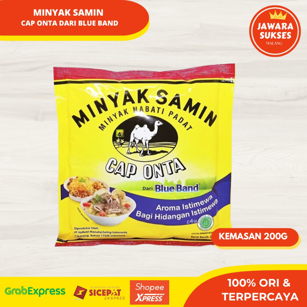 

Minyak Samin Cap onta dari Blue band | Minyak Padat Nabati 200gr