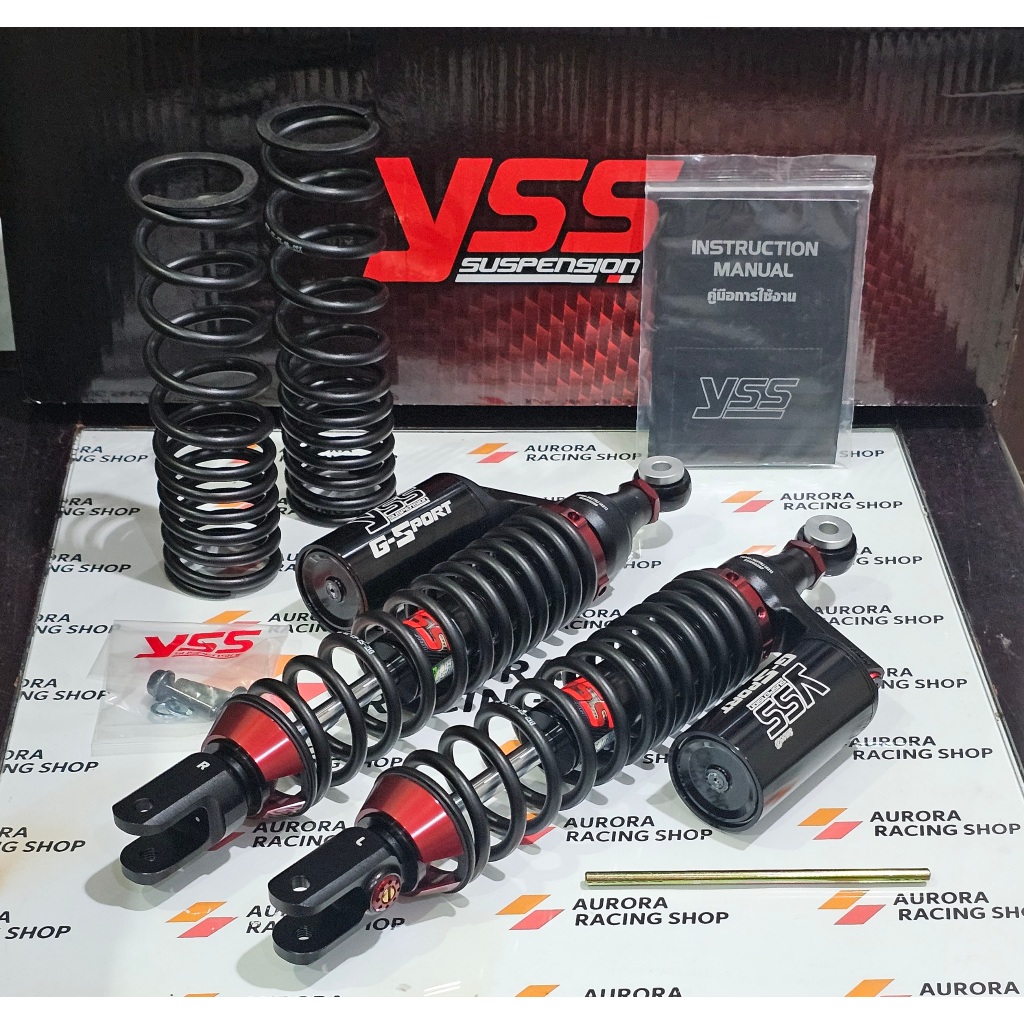 SHOCKBREAKER YSS NEW G SPORT SMOOTH 365 MM BLACK SERIES  HONDA NEW PCX 160 - ORIGINAL THAILAND