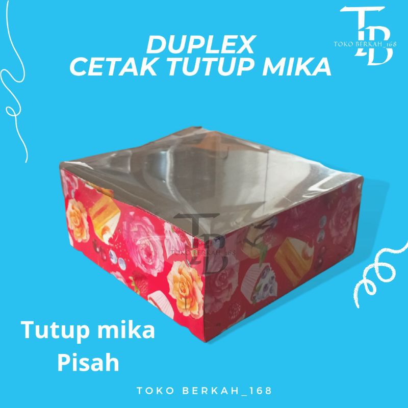 

(ISI 10 PCS) DOS / DUS DUPLEX CETAK TUTUP MIKA TINGGI 10 CM / DUS HAMPERS MOTIF BUNGA TUTUP MIKA