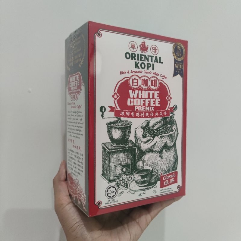 

Oriental Kopi White Coffee Premix Classic Kopi Putih Pracampur Klasik Bubuk Malaysia 380gr