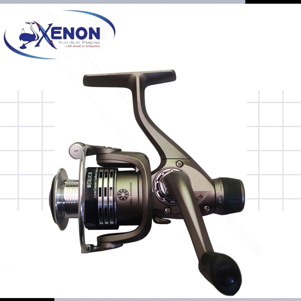 Reel Xenon METALIC 2000 8 Ball Bearing Drag Belakang