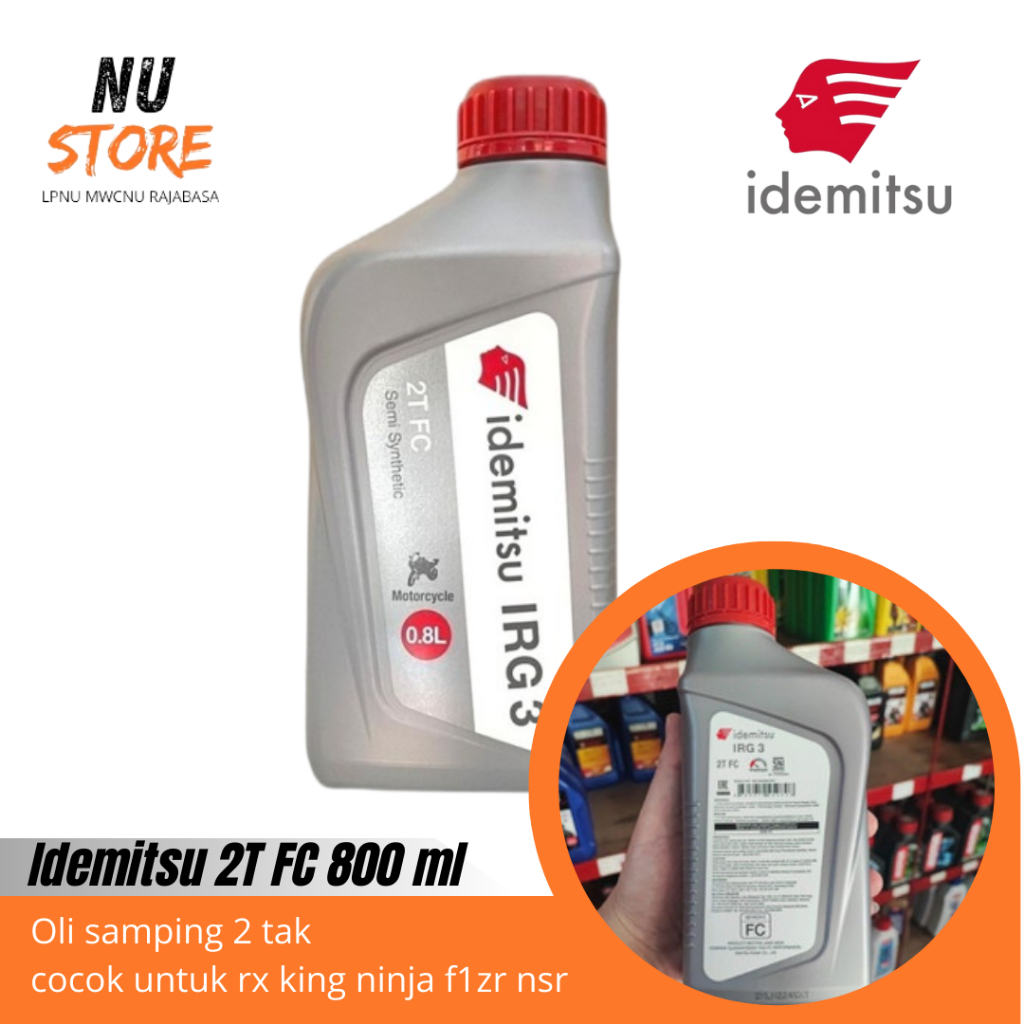 Idemitsu 2T FC 800 ml Semi-Synthetic - Oli samping 2 tak cocok untuk rx king ninja f1zr nsr