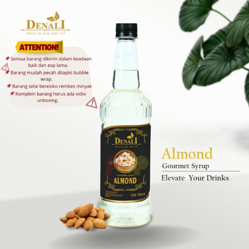 

Denali Syrup ALMOND 750ml / Sirup Kopi Denali