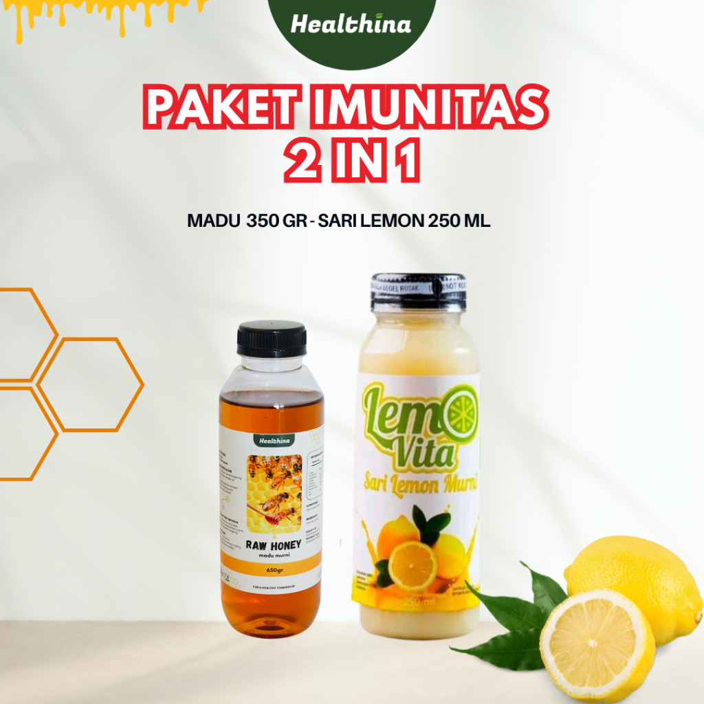 

Paket Imunitas 2 In 1/ Lemovita 250 ml + Madu 350 gr/ BPOM/ (COD MAKASSAR)