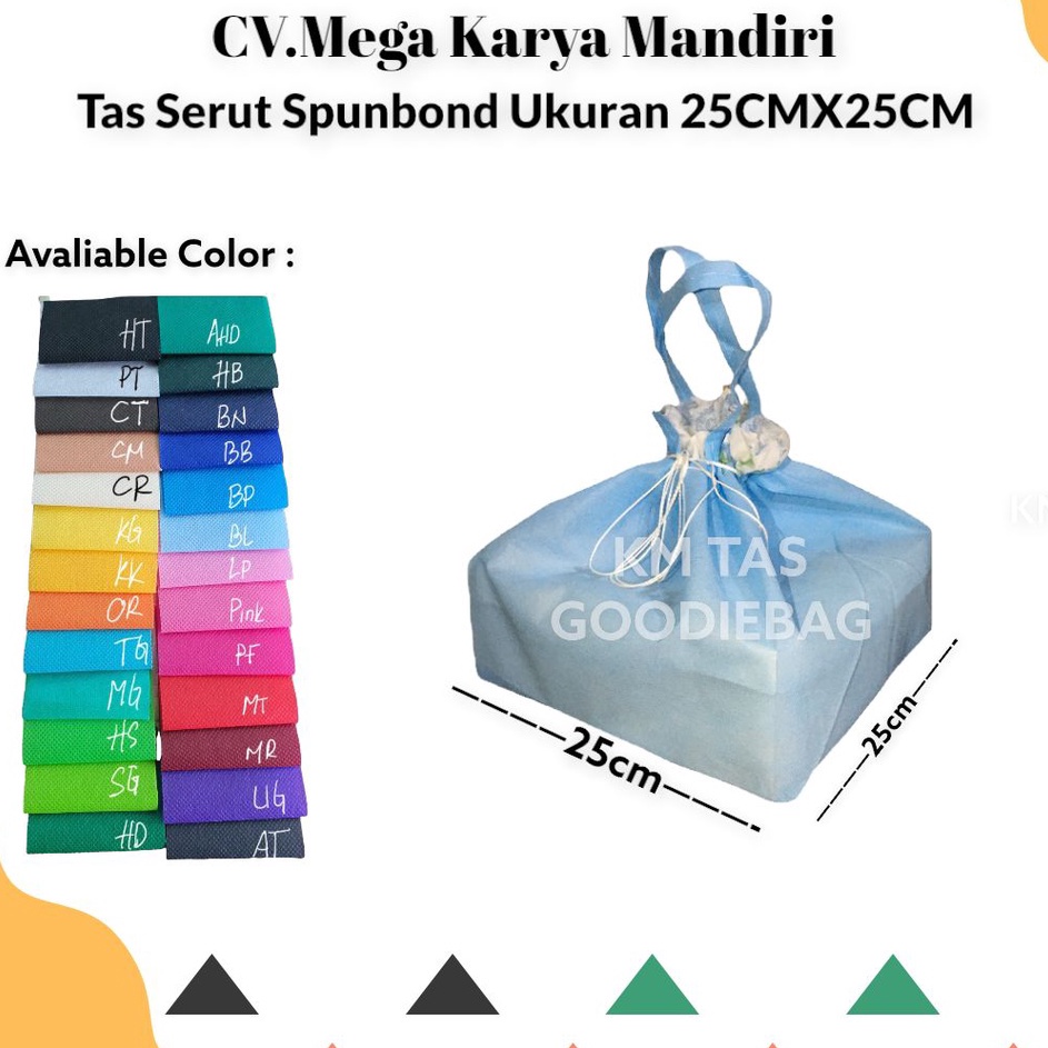 

Sentuhan Personal Goodiebag Serut 25cmx25cm isi 12 Pc