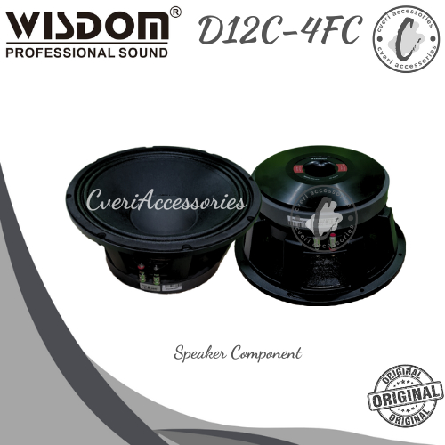 Wisdom D124FC Speaker Component 12 Inch Original D12-4FC