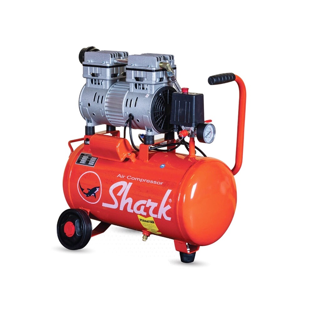 Shark Kompresor Angin Listrik 1HP OV-1025 / Shark Air Compressor OV 1025 Oilless