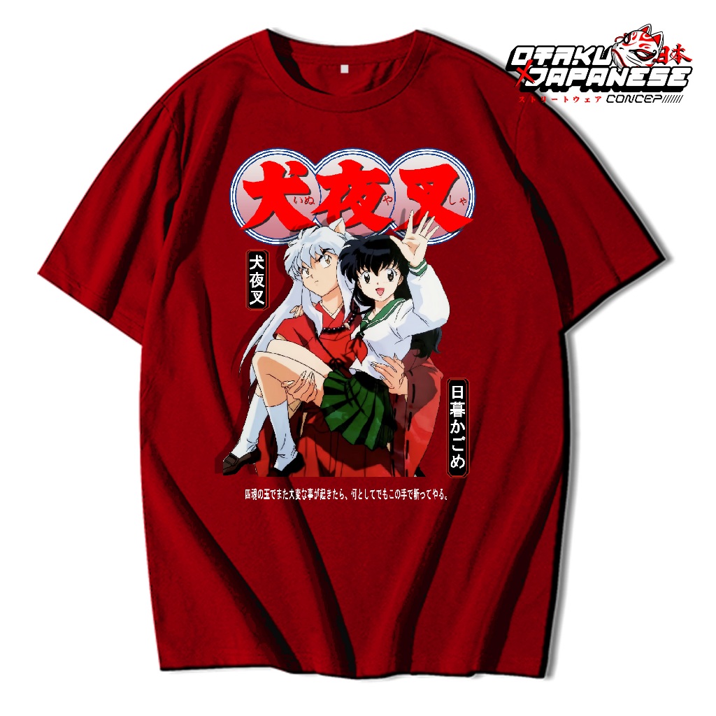 Kaos Anime INUYASHA WITH KAGOME - Inuyasha