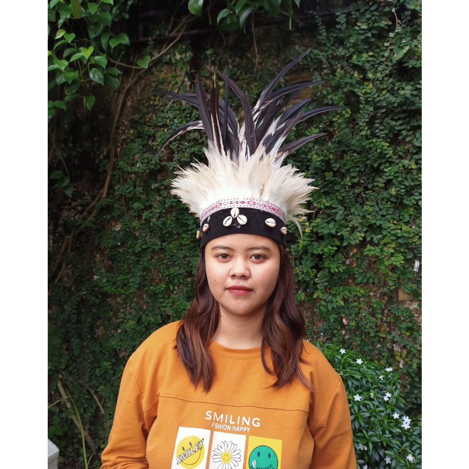 Diskon Hiasan kepala Topi adat Papua Kerang