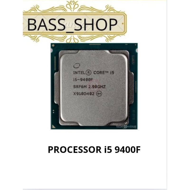 PROCESSOR INTEL CORE I5 9400F TRAY LGA 1151 GEN 9