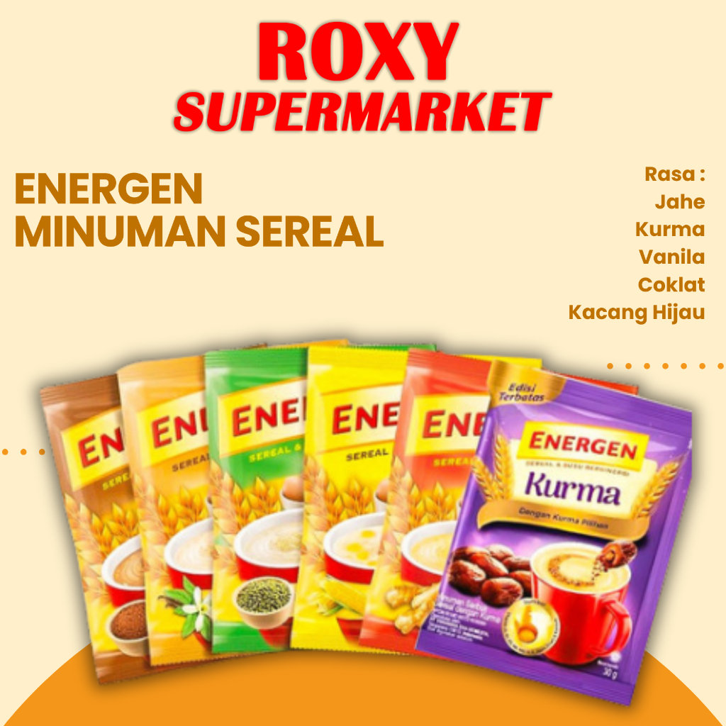 

ENERGEN - Minuman Sereal renceng isi 12 sachet