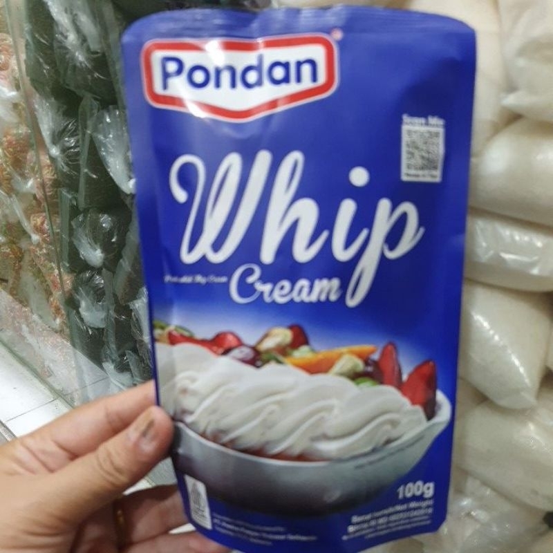 

Whip cream Pondan 100g