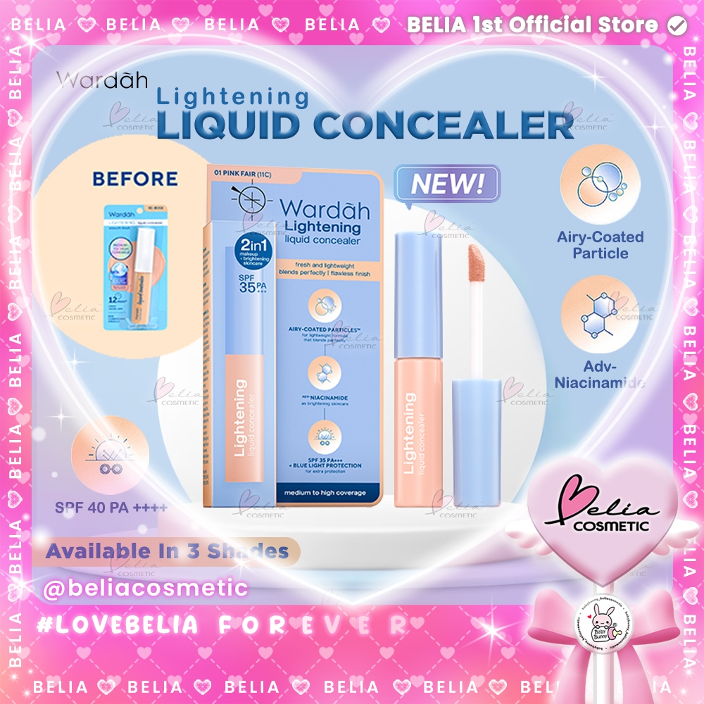[ BELIA ] Wardah Lightening Liquid Concealer  BPOM Halal