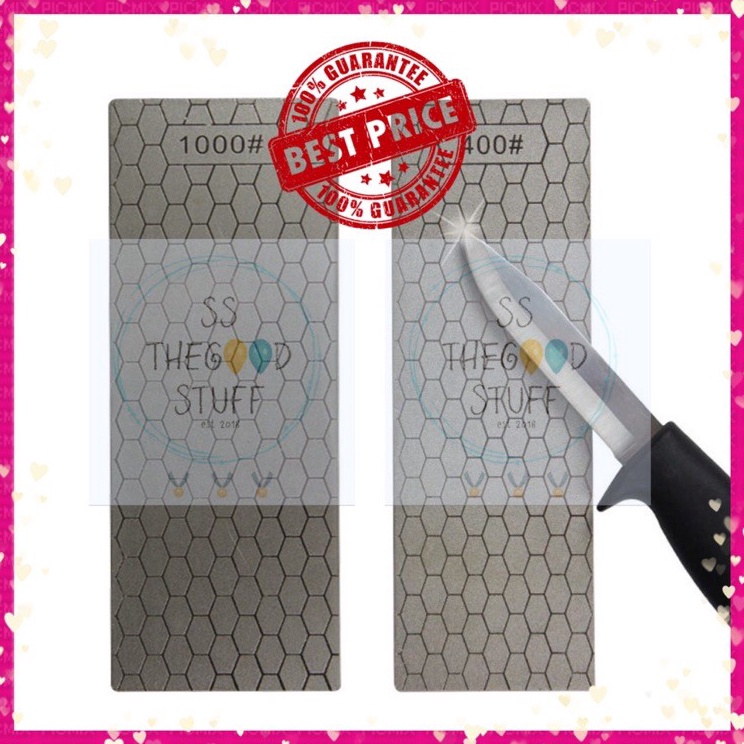 KGY Diamond Sharpening Plate Grit 4  1 Pengasah Plat Intan Batu Asah