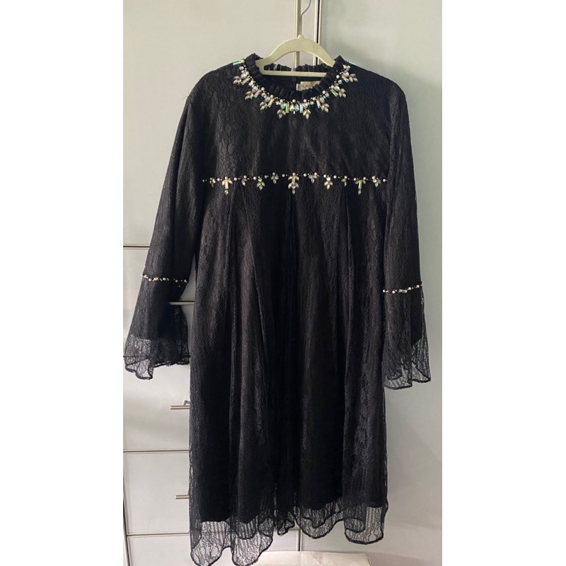 [PRELOVED] HARGA NETT ‼️SEKALI PAKAI TUNIK RUBY ALMAHYRALOOKS TUNIK KONDANGAN LAMARAN PREWEDDING