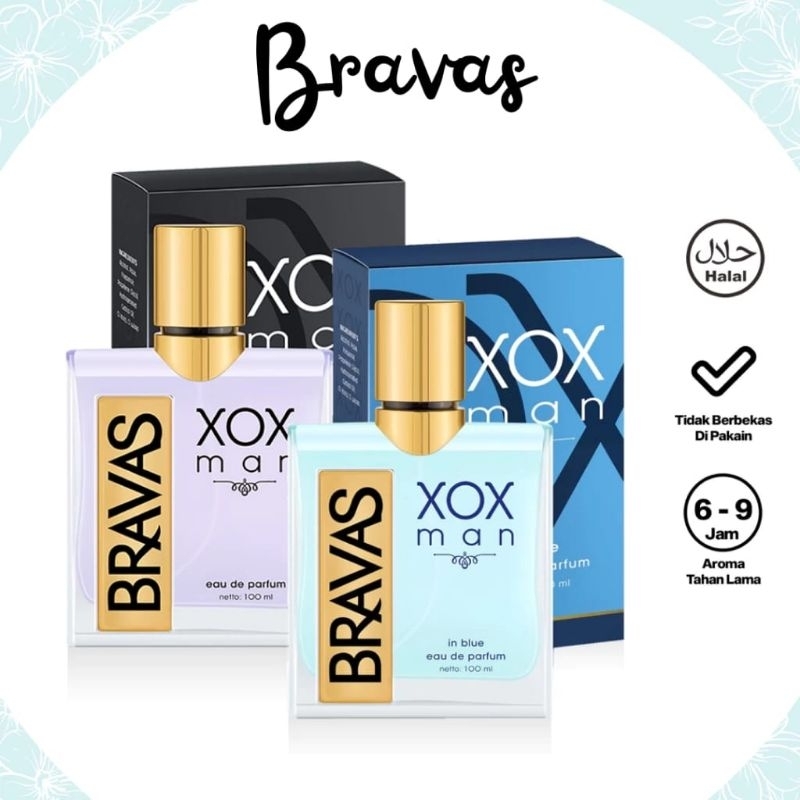 BRAVAS XOX Man & XOX Woman Eau De Parfum Parfum HALAL 100 ml