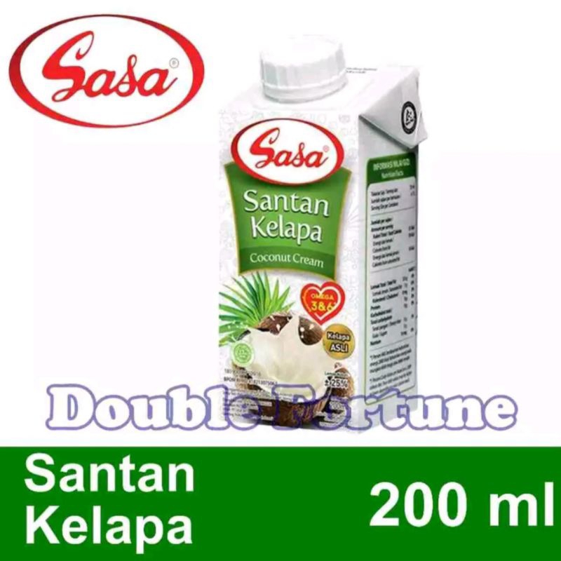 

Sasa Coconut Cream Santan Kelapa Cair 200ml