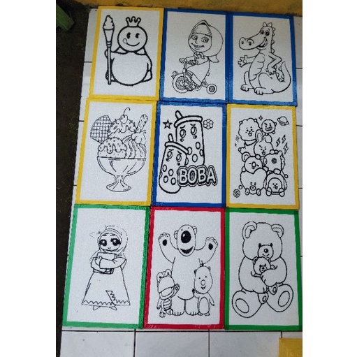 

ART F9Y5 GROSIR STEROFOAM LUKIS TERMURAH ISI 3PCS UKURAN 335