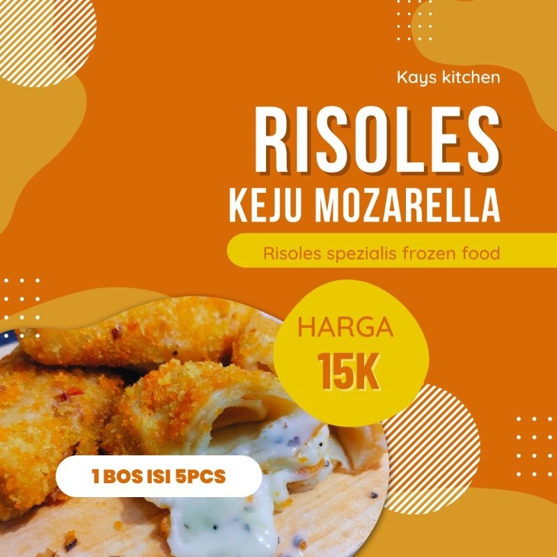 

risoles keju mozarella frozen food