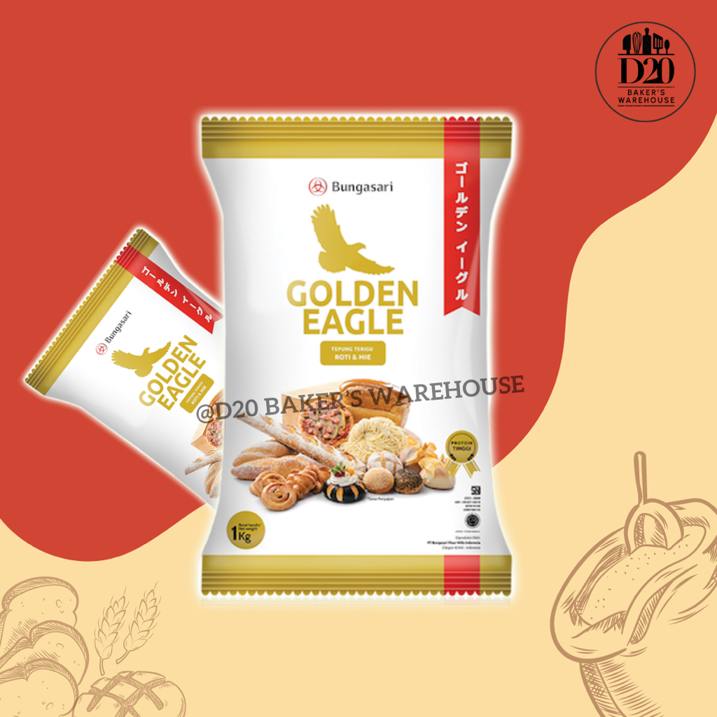 

Bungasari Tepung Terigu Golden Eagle 1kg