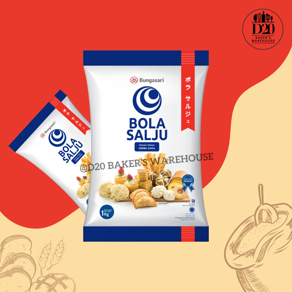 

Bungasari Tepung Terigu Bola Salju 1kg